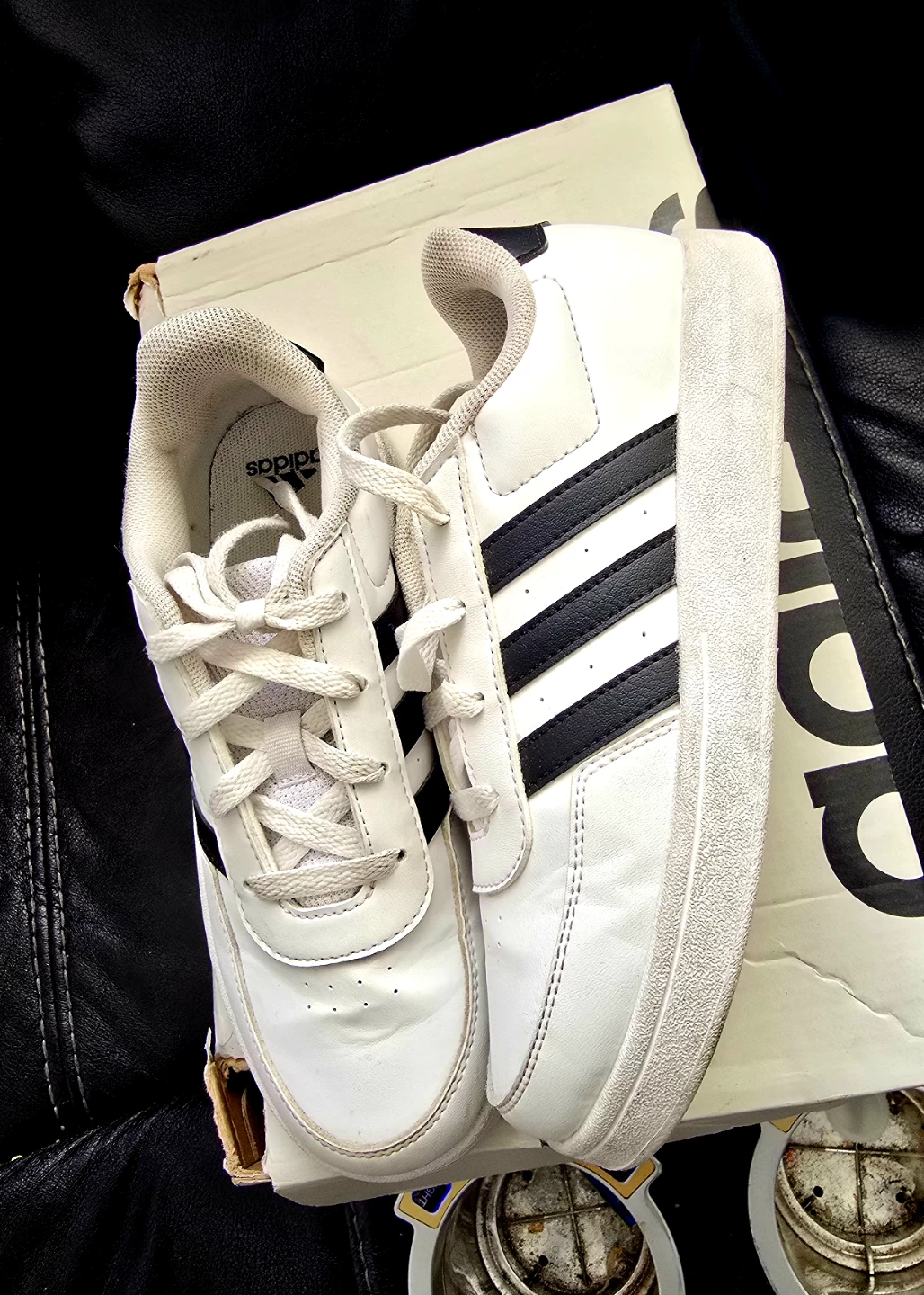 Adidas Breaknet2.0 kids sneakers in box size 3 - photo 3