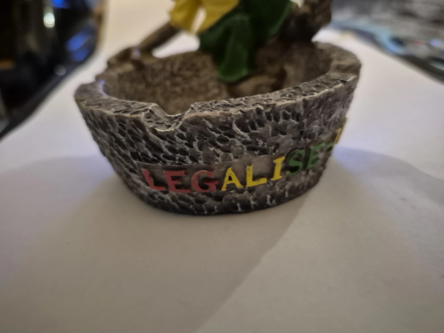 Rasta Themed Character Ashtray - photo 2