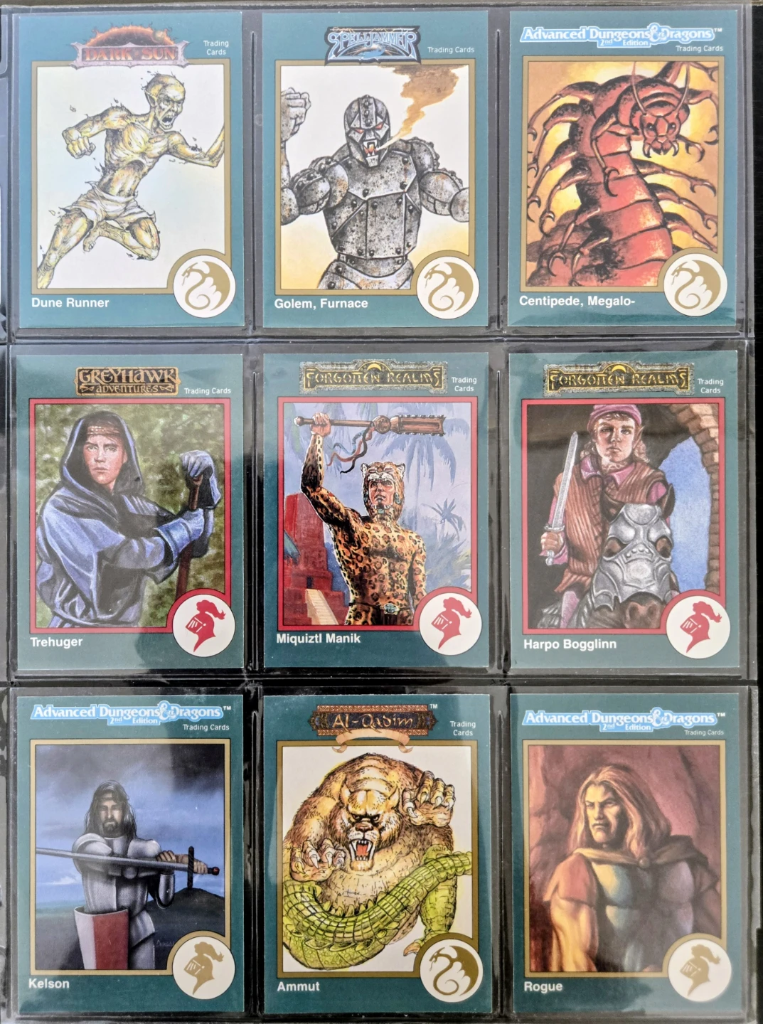 1993 TSR D+D Card Lot (36) Rare Ruby Parallels - photo 3