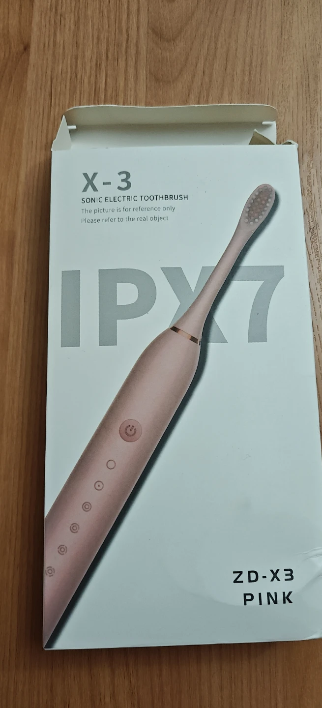 X-3 Pink Sonic Electric Toothbrush