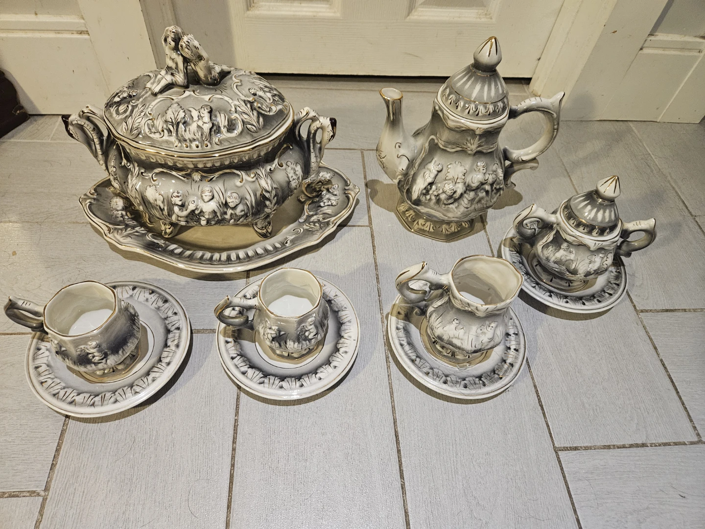 Jose Elias Alcopaca Portugal Tea Set - photo 3