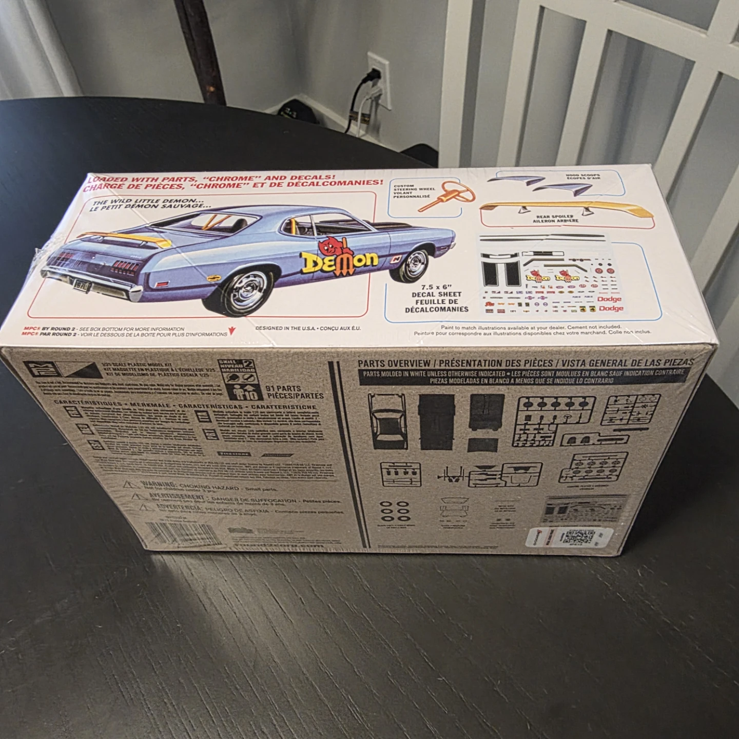 MPC 1971 Dodge Demon 1/25 Scale Model Kit - photo 3