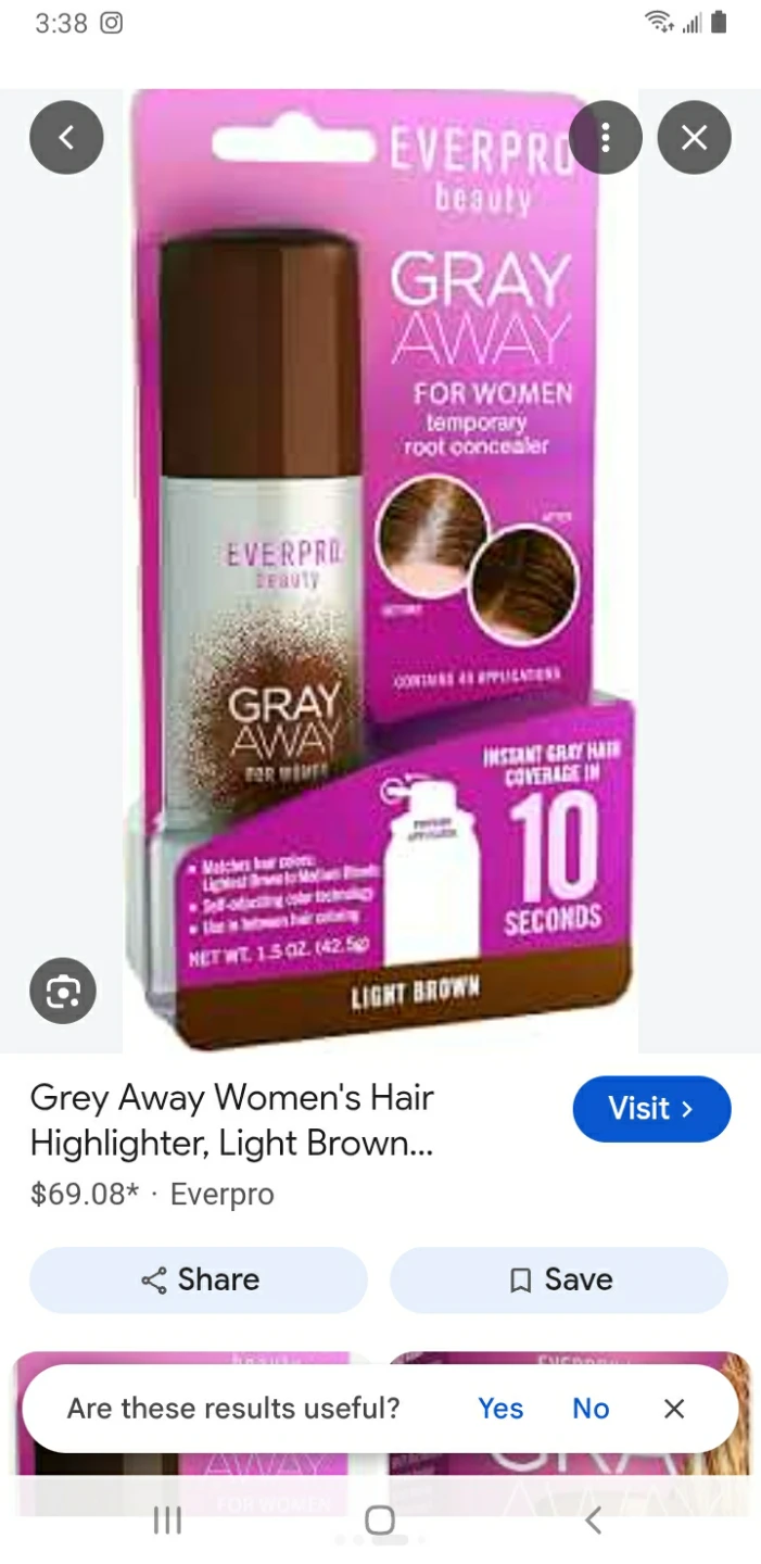 Everpro Gray Away Temporary Root Concealer Black/Dark Brown - photo 2
