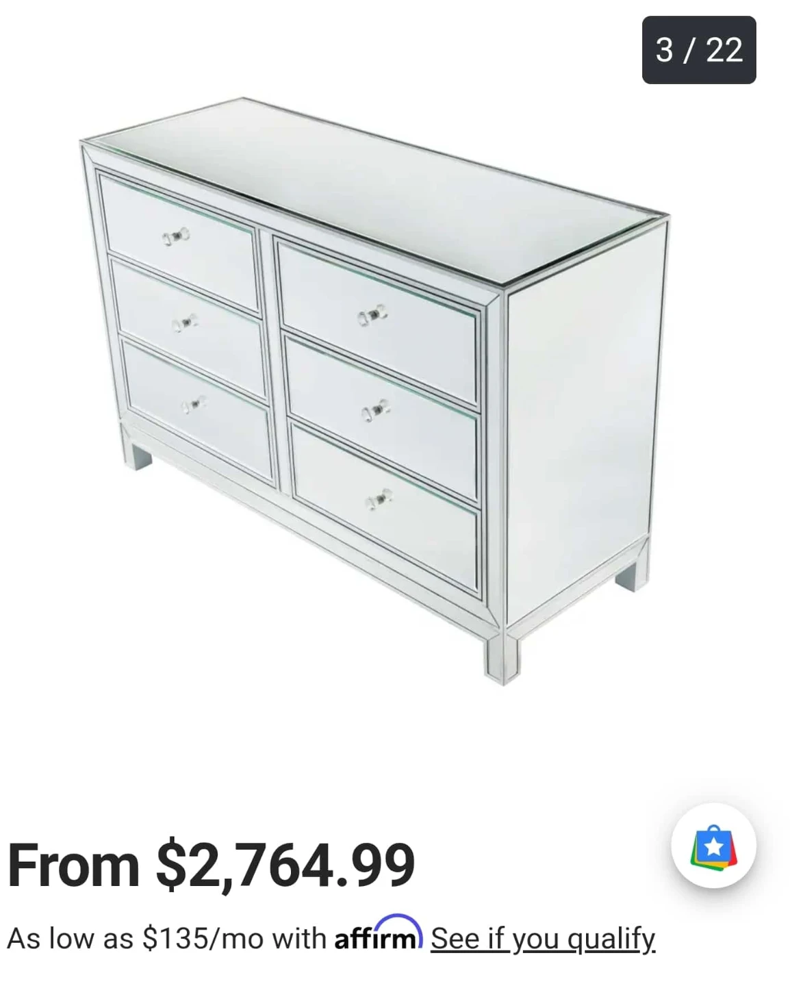 Indigo Home 6-Drawer Mirrored Dresser - photo 3