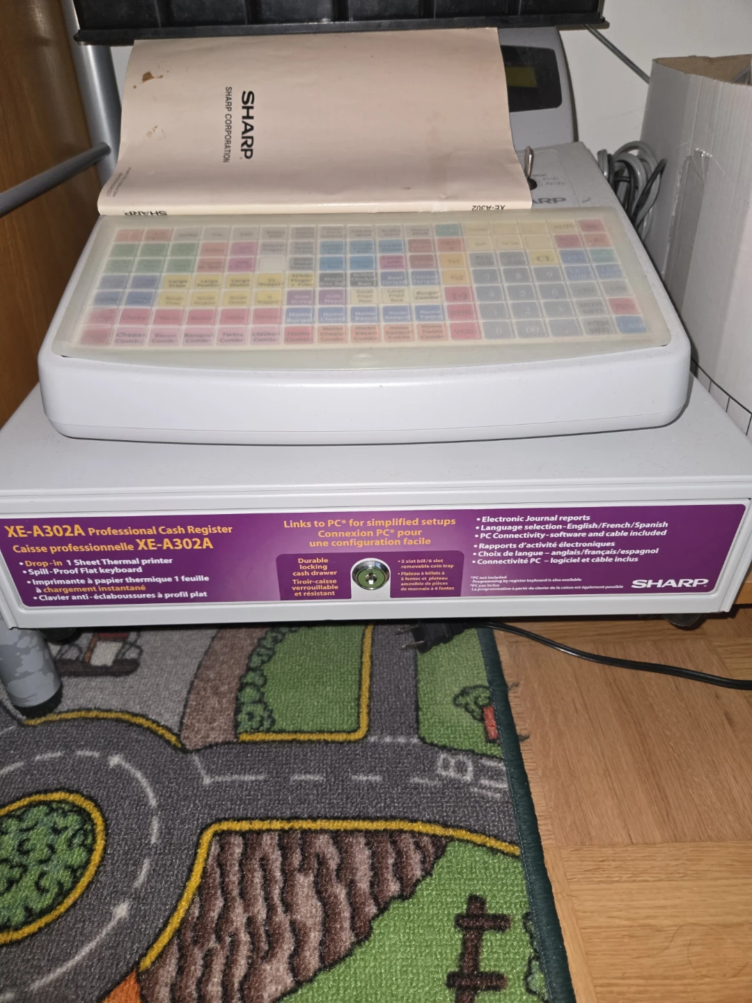 Sharp XE-A302A Cash Register and Coin Wrappers - photo 2