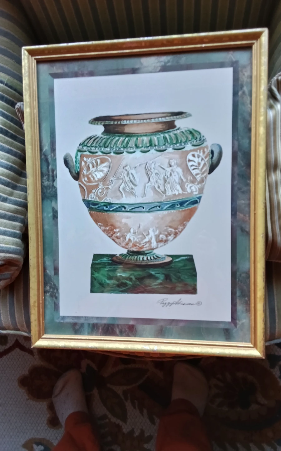 Peggy Abrams Urn Artwork