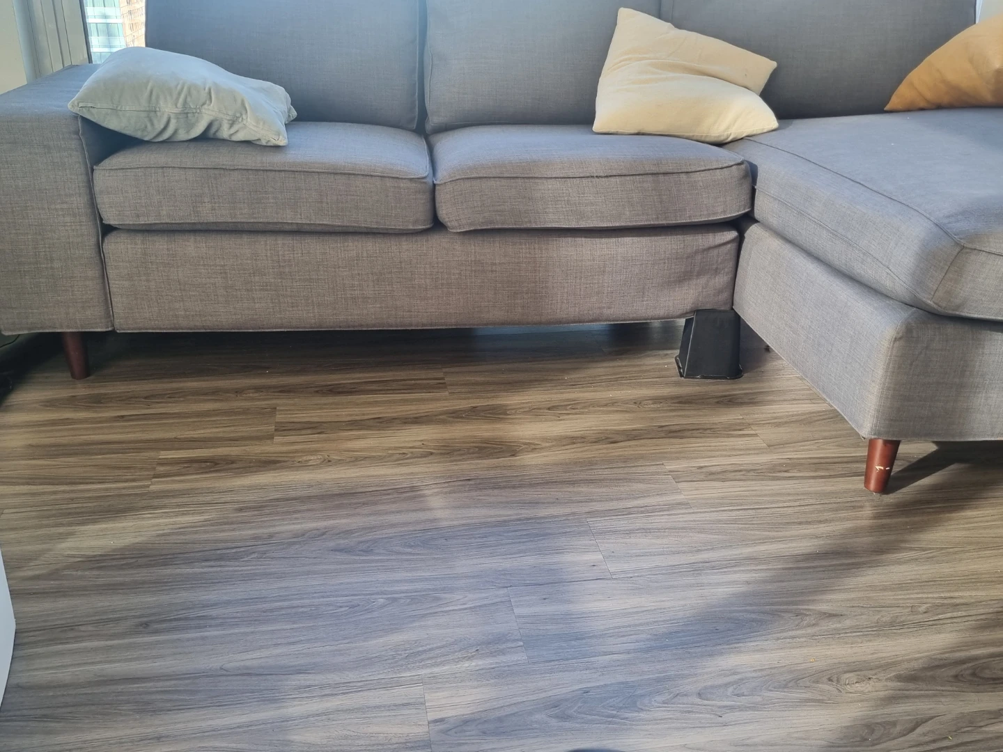 IKEA KIVIK Loveseat with Chaise - Tibbleby Beige/Gray - photo 2