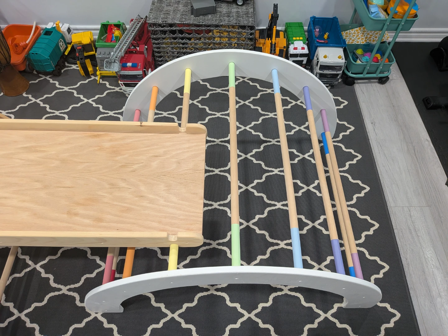 Kids Wooden Climbing Set - photo 2