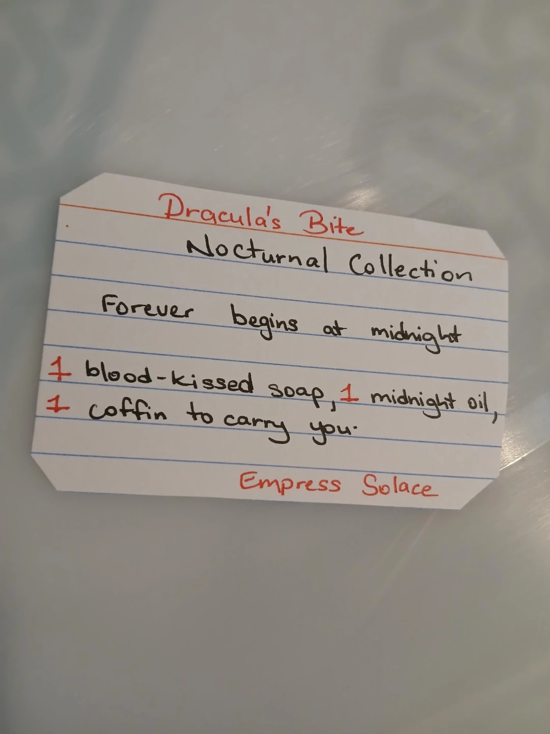 Dracula's Bite Halloween gift set - photo 5