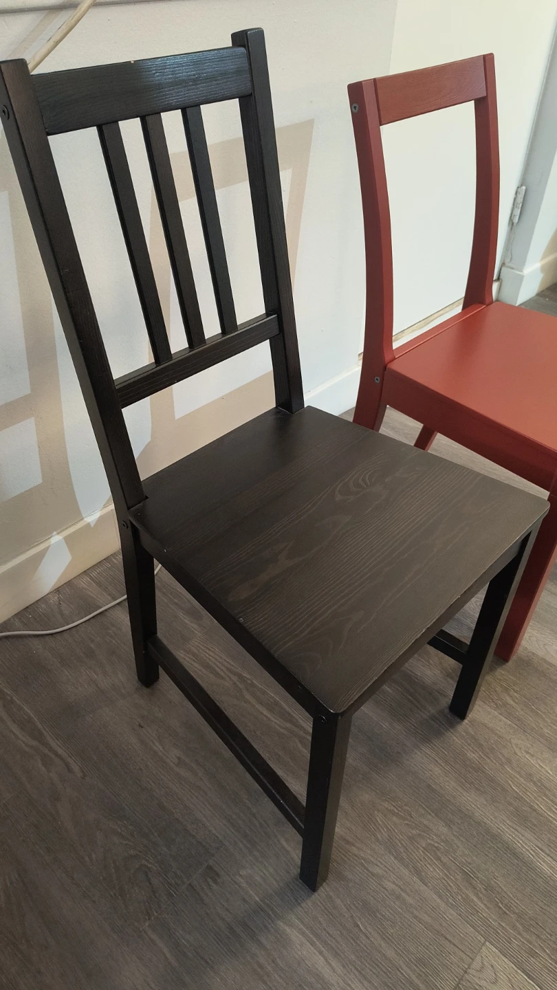 Two Wooden Dining Chairs - photo 5