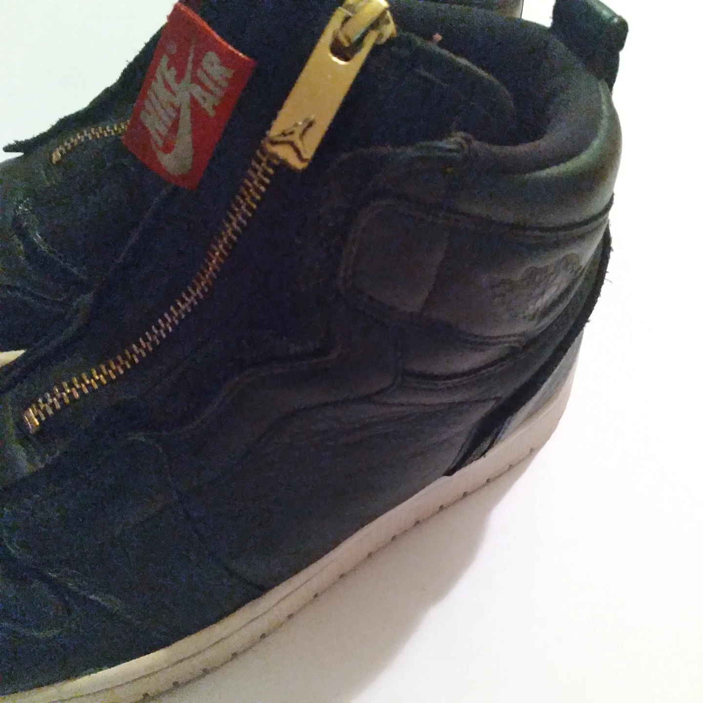 Nike Air Jordan 1 Zip High Top Sneakers - photo 3