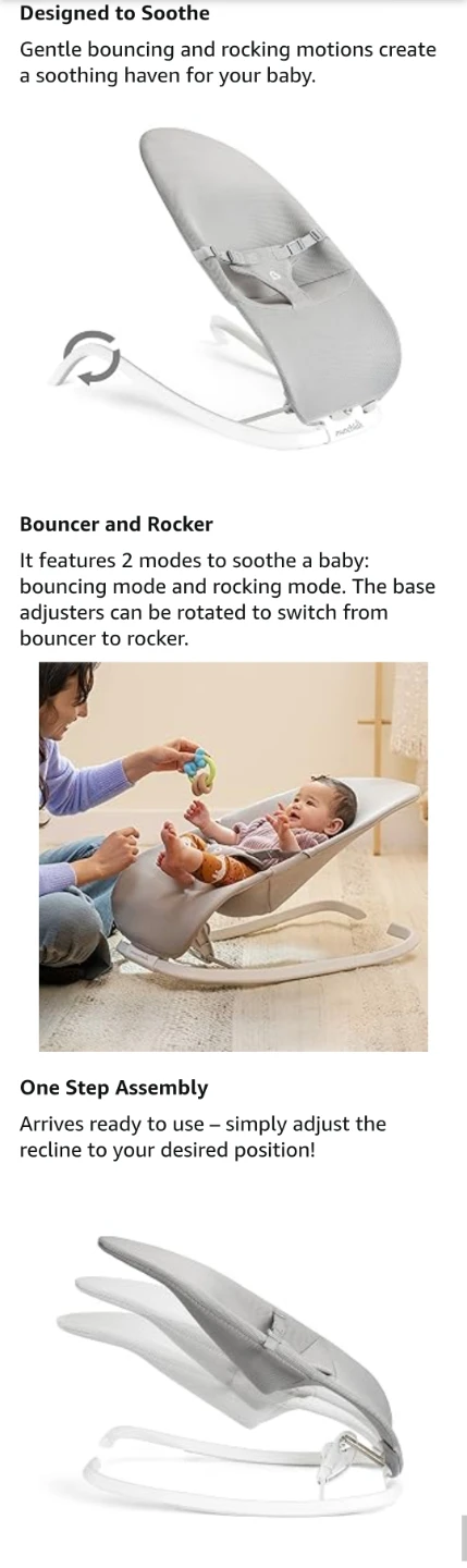 Munchkin Spring 2-in-1 Bouncer & Rocker - photo 4