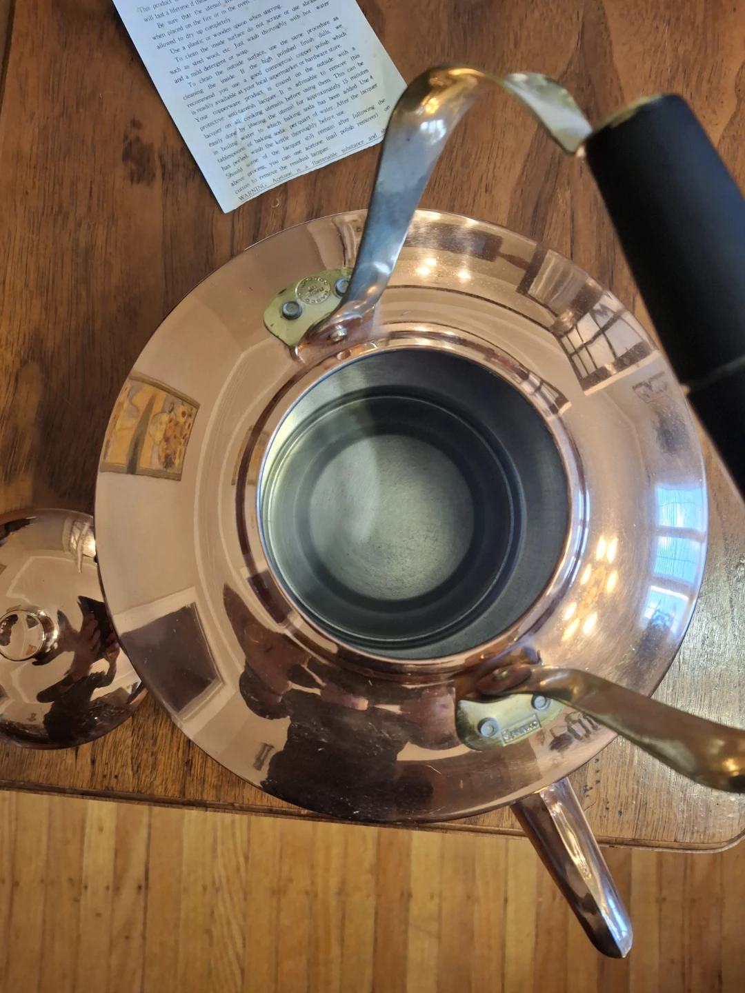 Solid Copper Kettle - photo 3