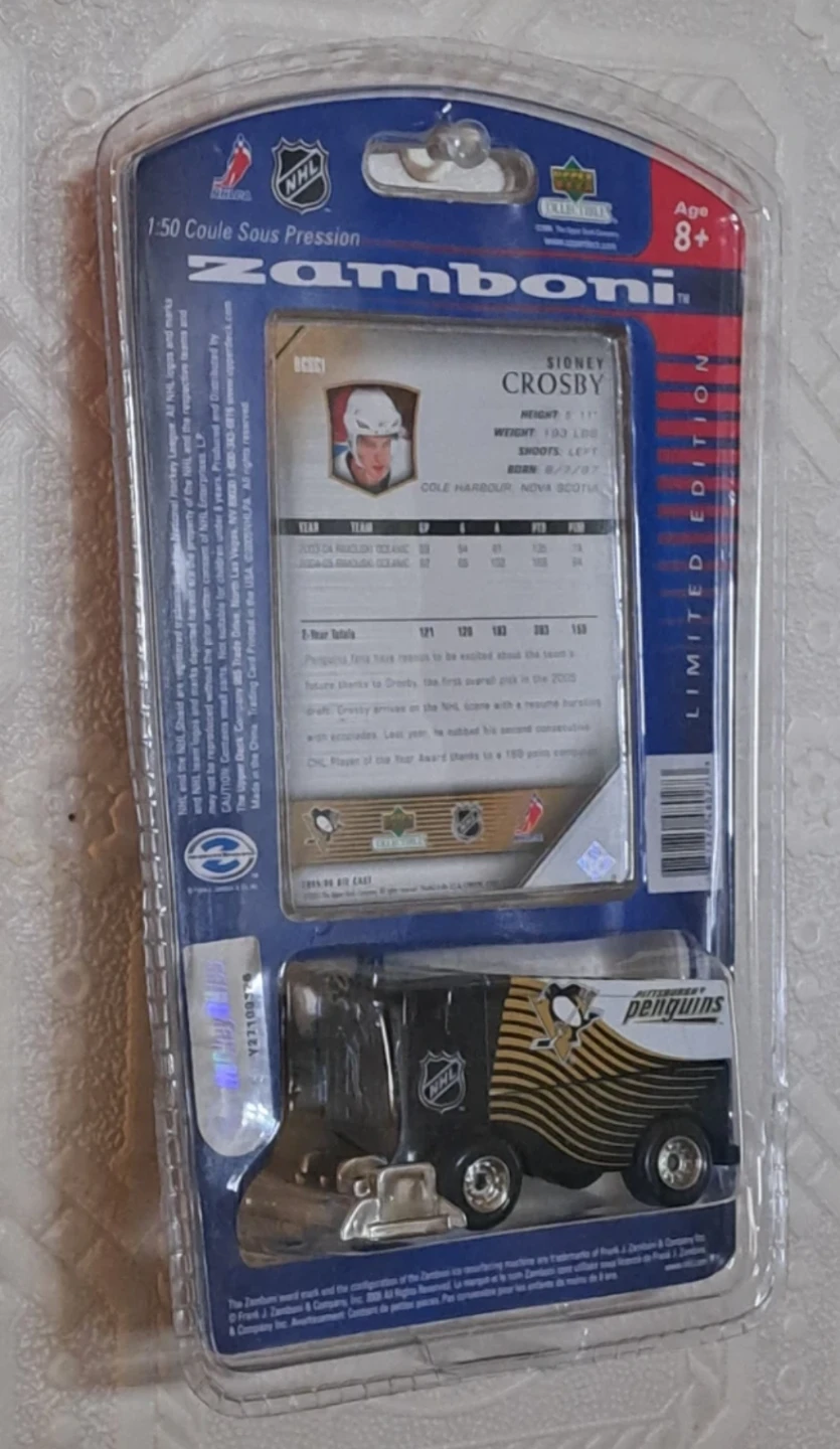 Upper Deck Pittsburgh Penguins Zamboni with Sidney Crosby Card - photo 5