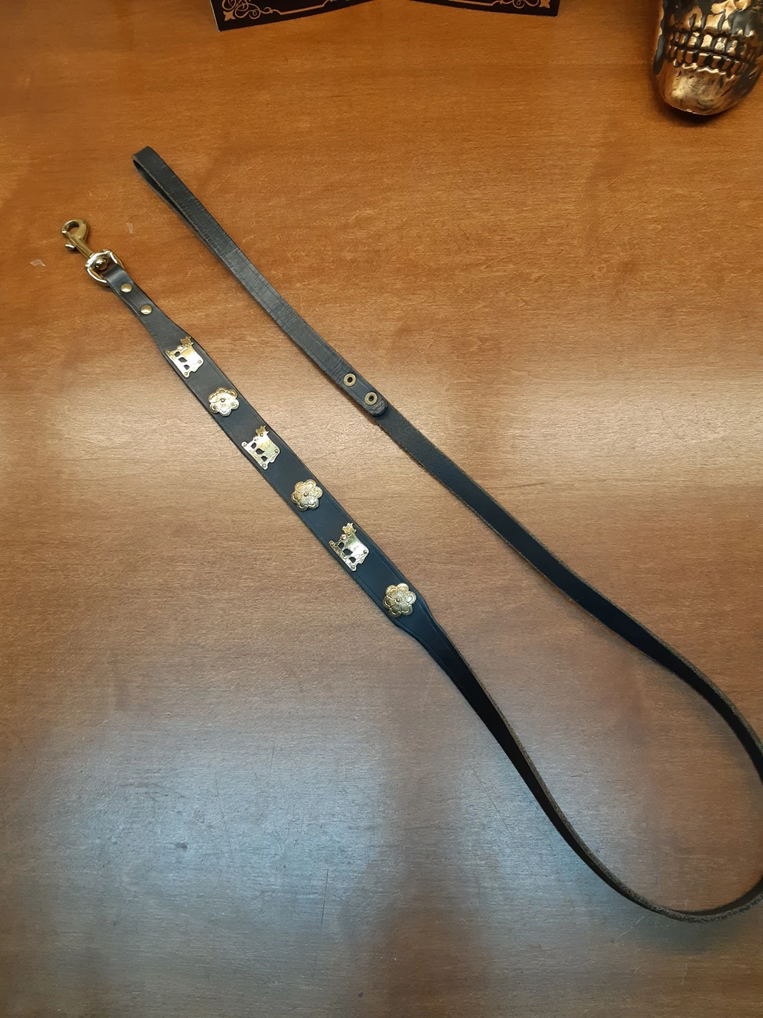 Black Swiss Appenzell dog leash - photo 4