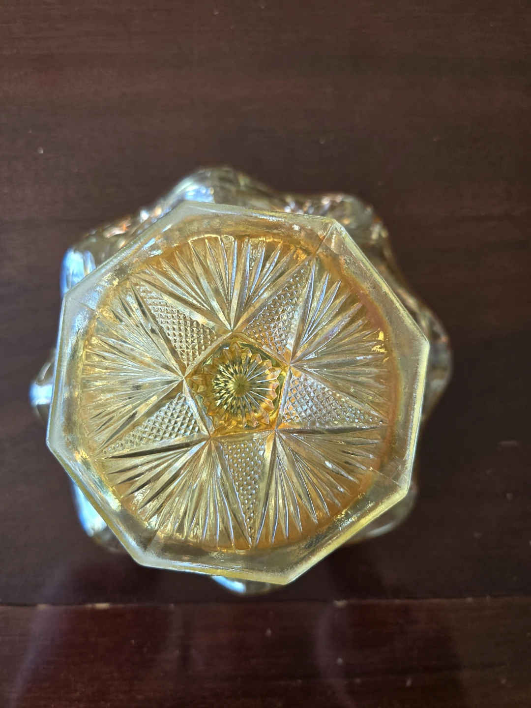 Antique Imperial Glass "Eastern Star" Bowl - photo 4