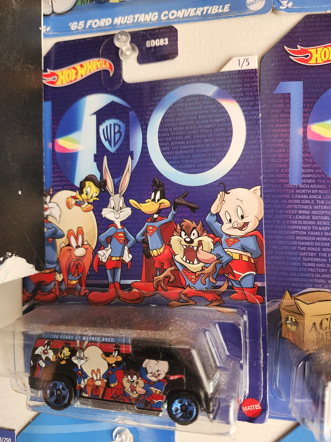 Hot Wheels Warner Bros 100th Anniversary Collection