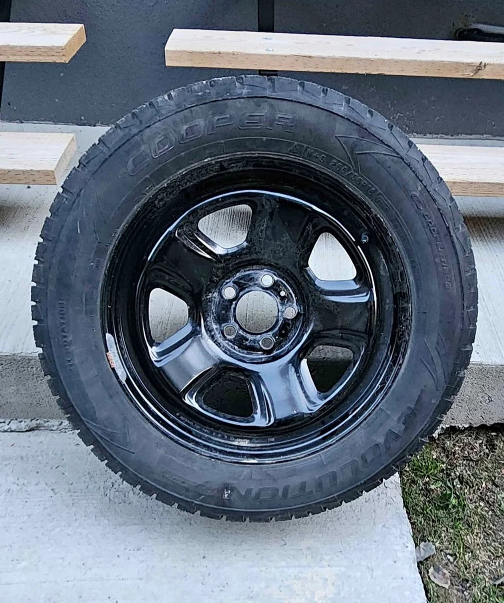 MOPAR STEELIES WITH COOPER STUDDED WINTER TIRES