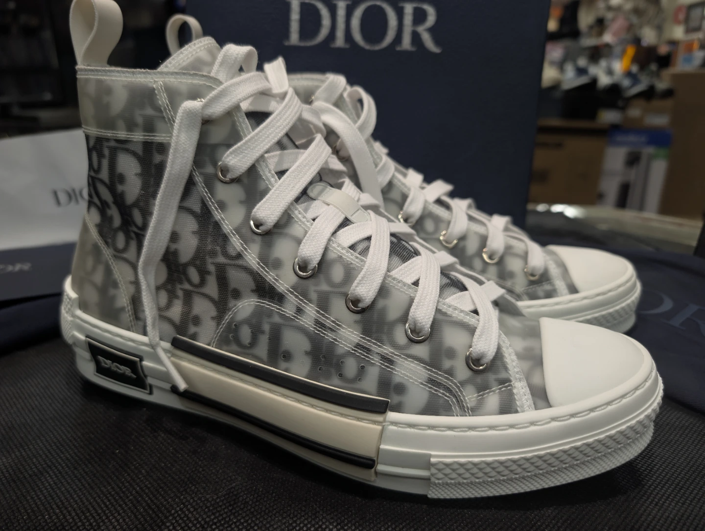 Dior B23 High-Top Sneakers in Oblique - photo 5