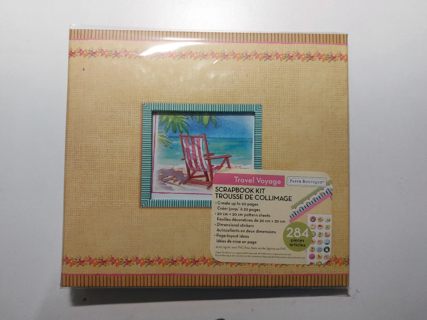 Paper Boutique Travel Voyage Scrapbook Kit