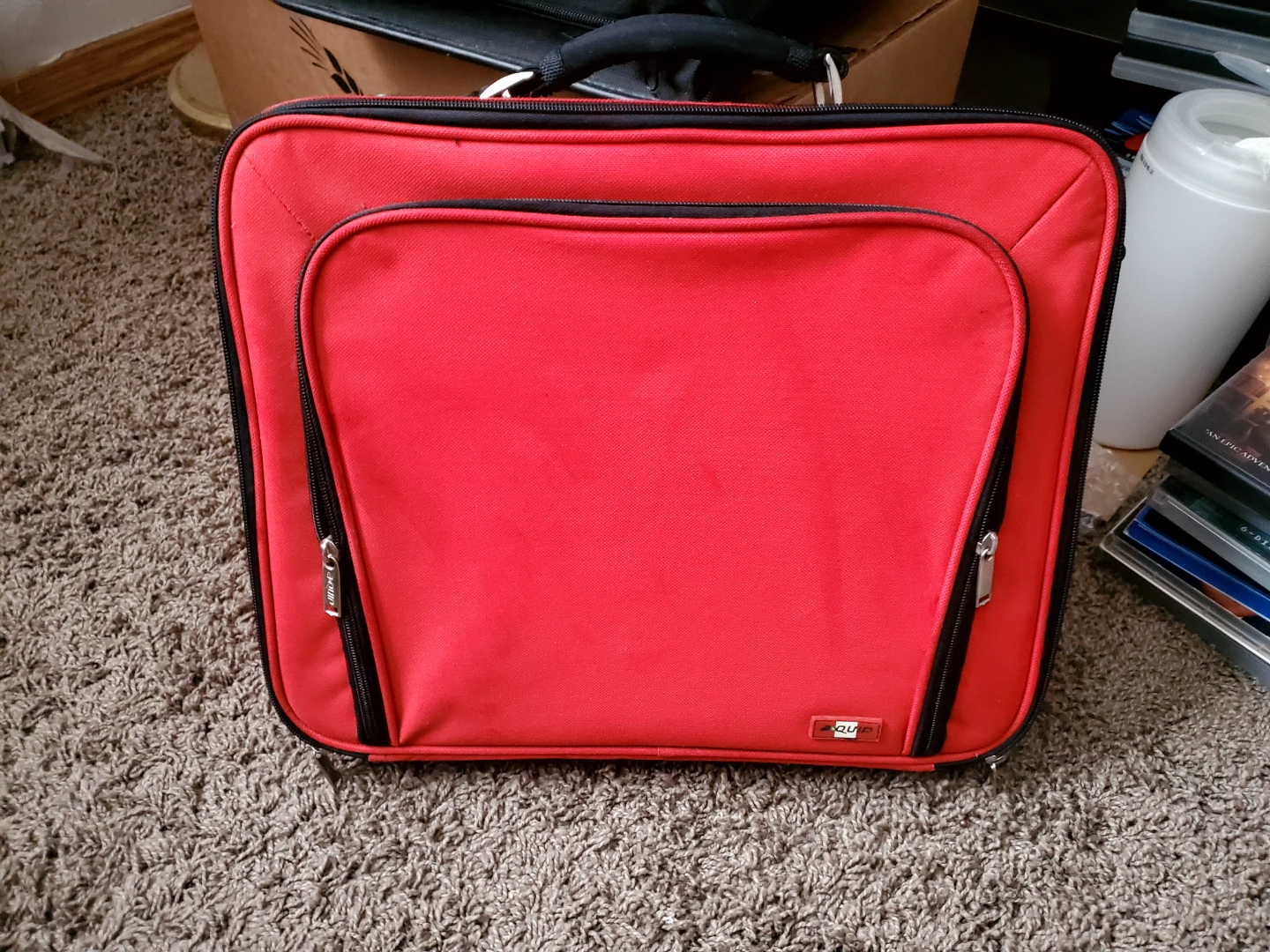 Red Equip Laptop Briefcase
