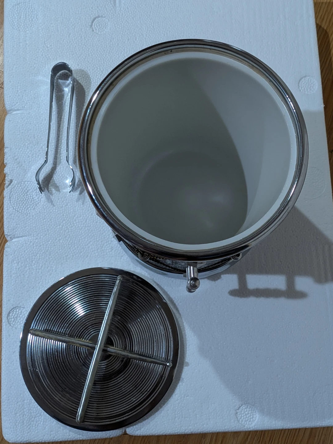 Vintage mid-century Drum-style ice bucket - photo 3