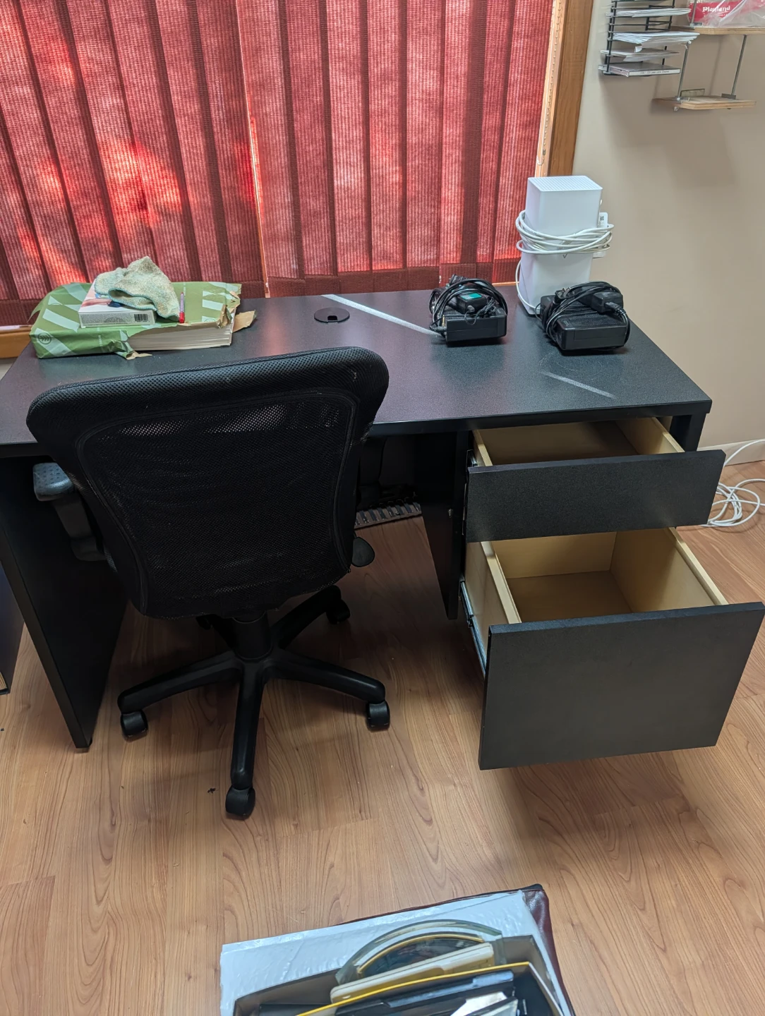 Black Mesh Office Chair/ desk - photo 5