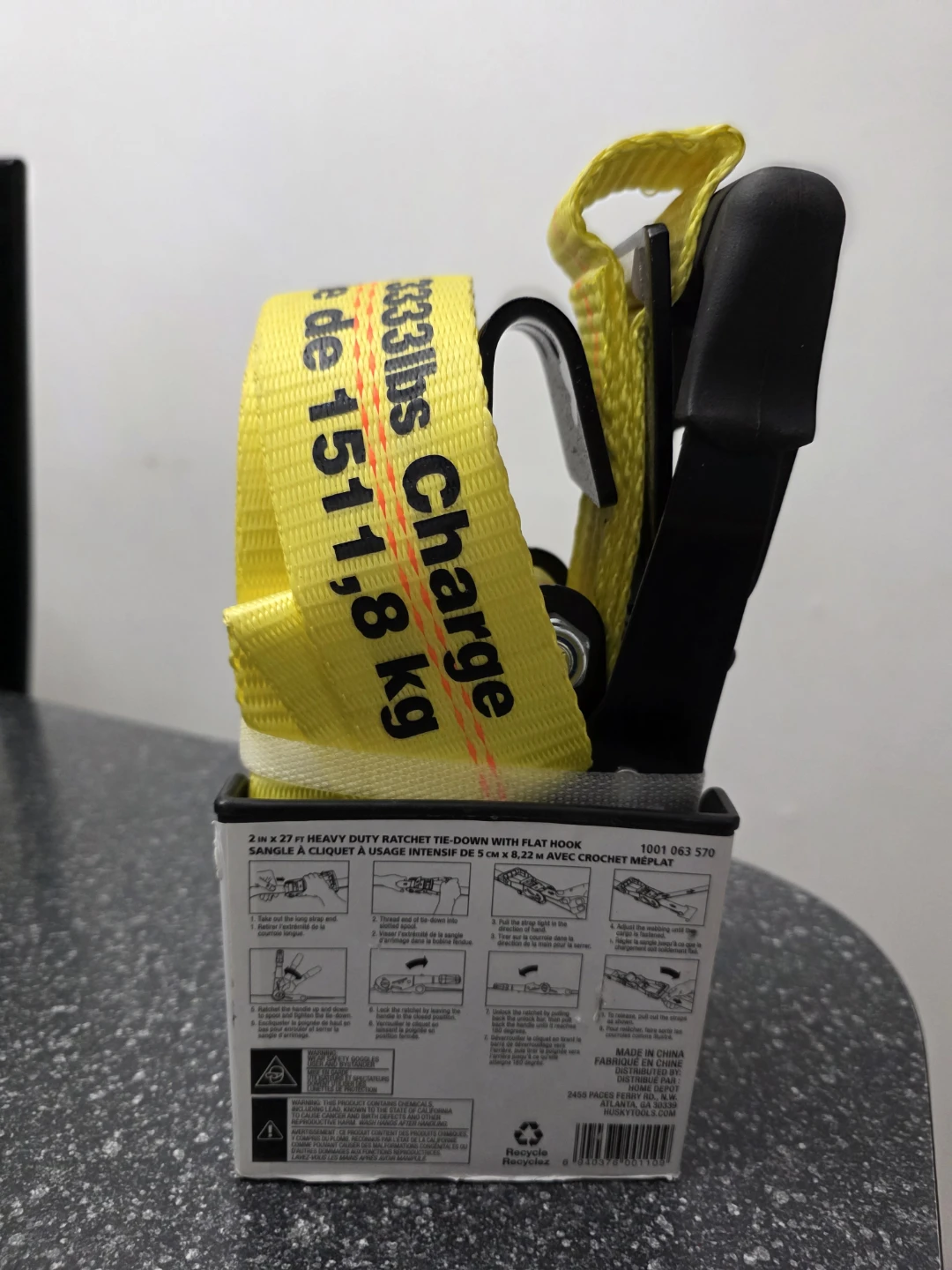 Husky Heavy Duty Ratchet Tie-Down - photo 3