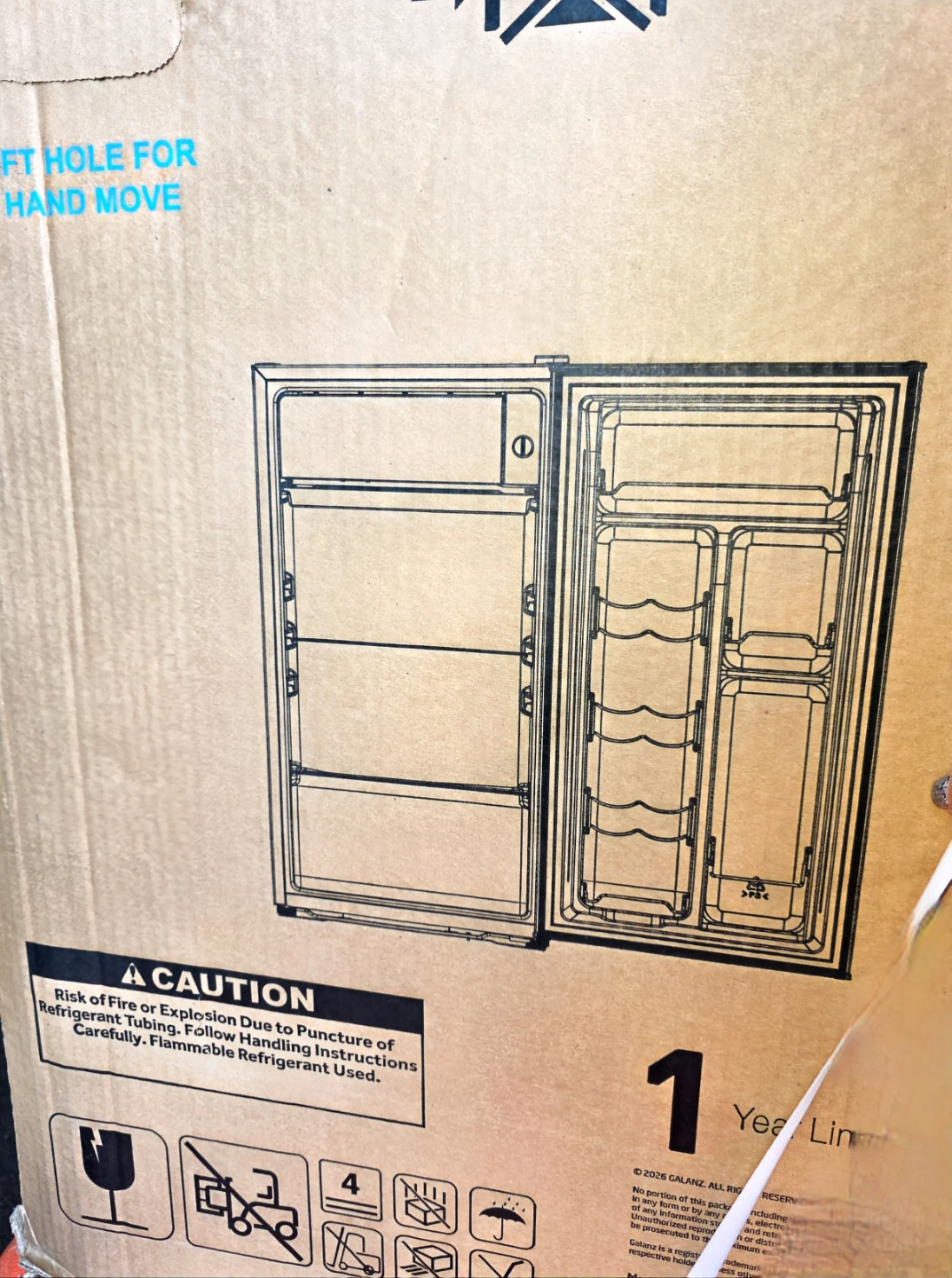 Brand new mini fridge still in box - photo 3