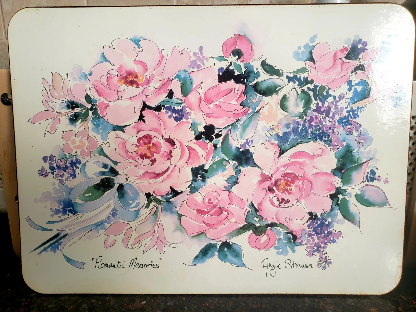 Angie Strauss Romantic Memories Placemat