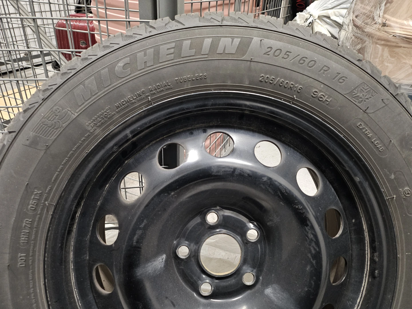 Michelin X-Ice Snow Tire 205/60R16 on Steel Rim - photo 2
