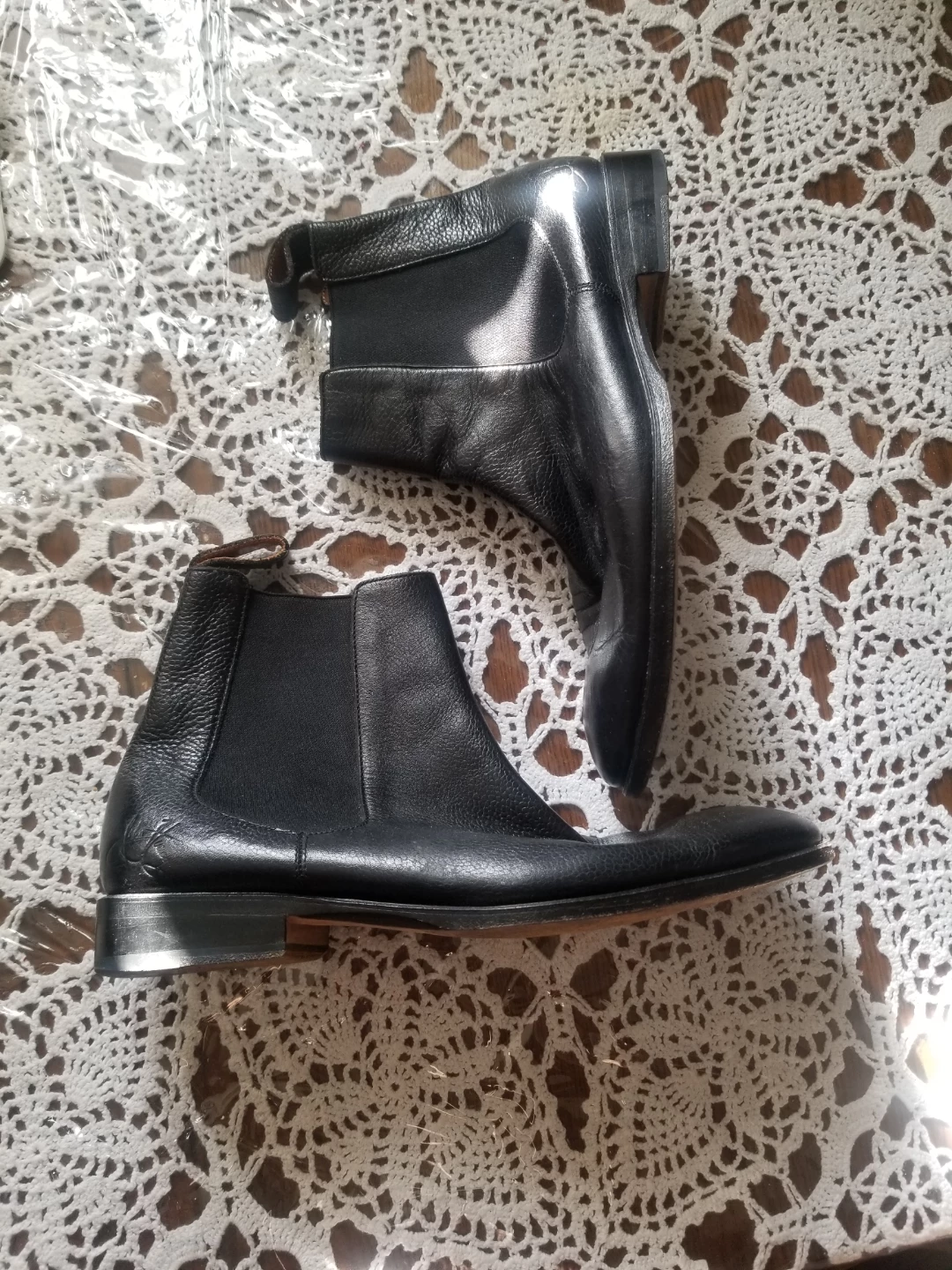 The Gateways Black Leather Chelsea Boots Size 9 - photo 2