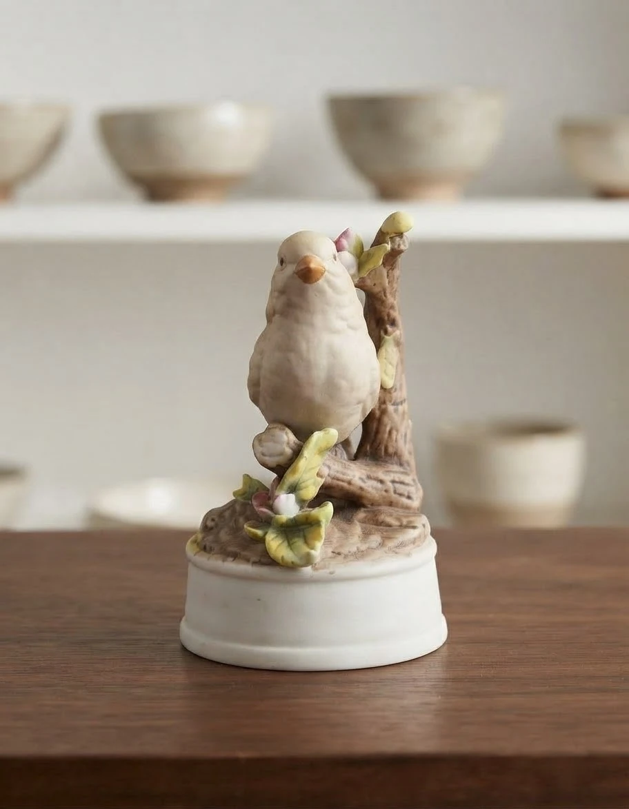 Porcelain Bird Figurine