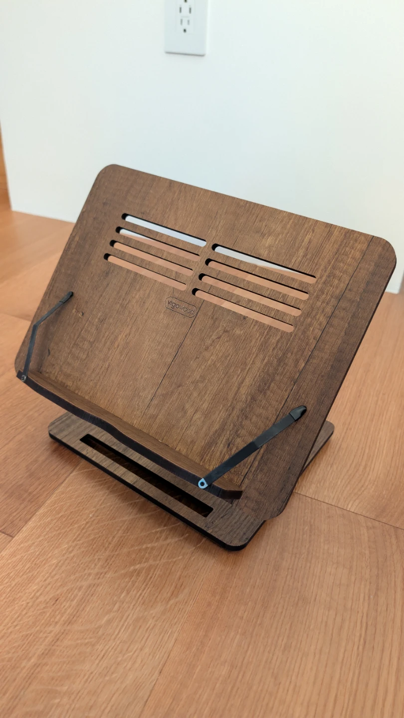 Vigowood Adjustable Wooden Music / Book Stand - photo 2