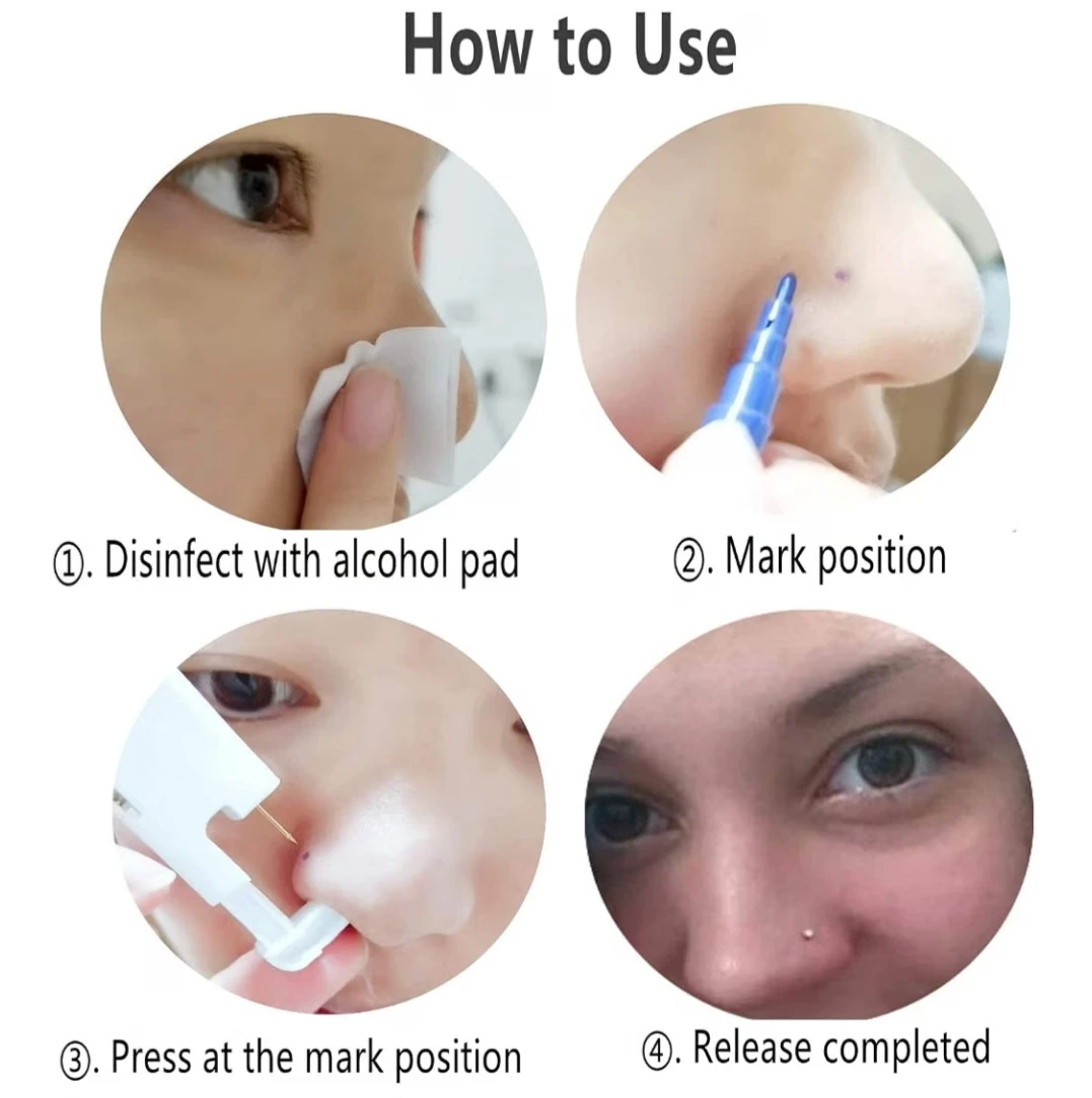 YWDKJGS Nose Piercing Kit 3 Pack - photo 4