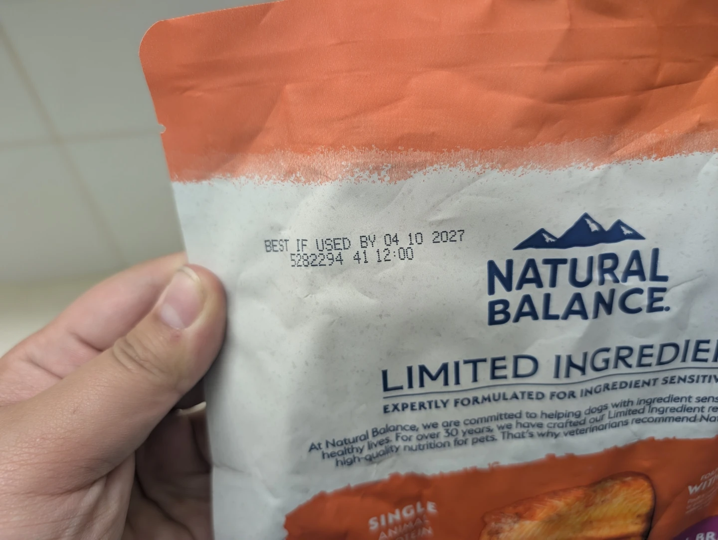 Natural Balance Small Breed Salmon/Sweet Potato 4lb x Qty 2 - photo 3