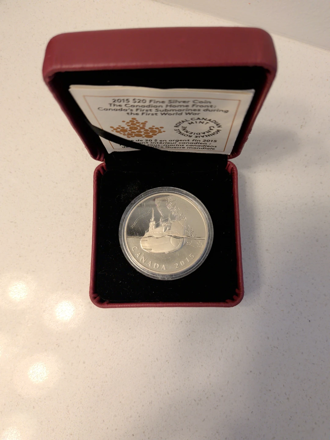 2015 $20 Fine Silver Coin The Canadian Home Front - photo 2