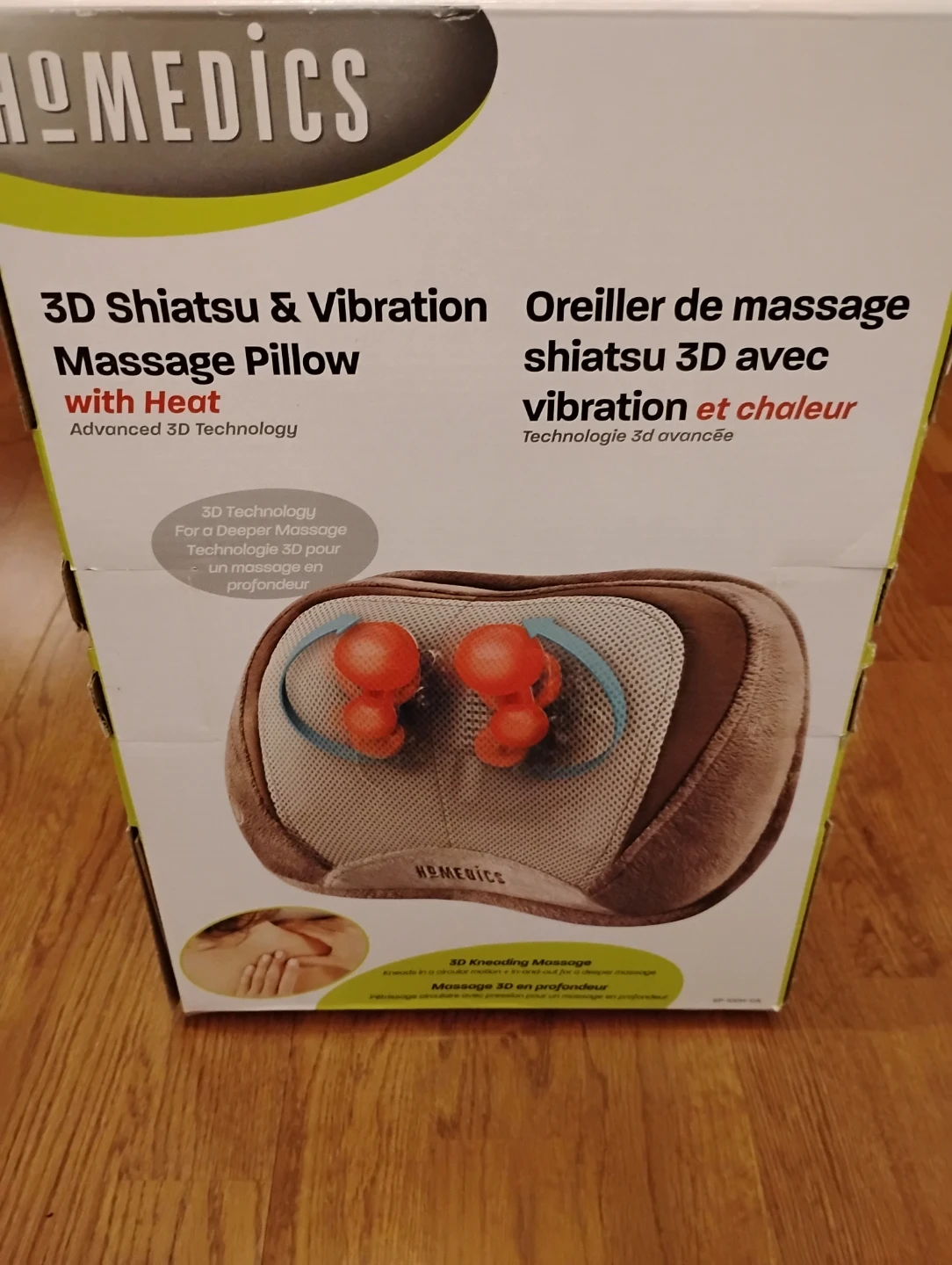 HoMedics 3D Shiatsu & Vibration Massage Pillow - photo 2