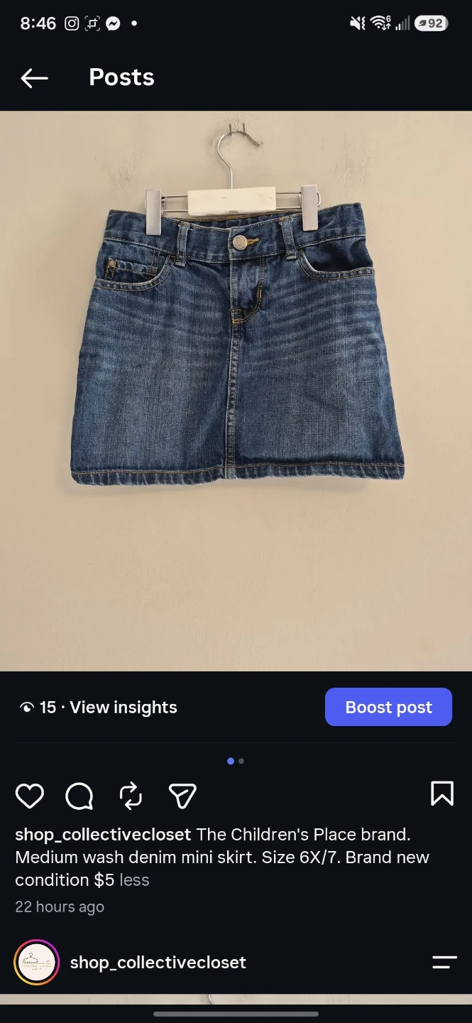 Assorted Childrens Denim Clothing Items