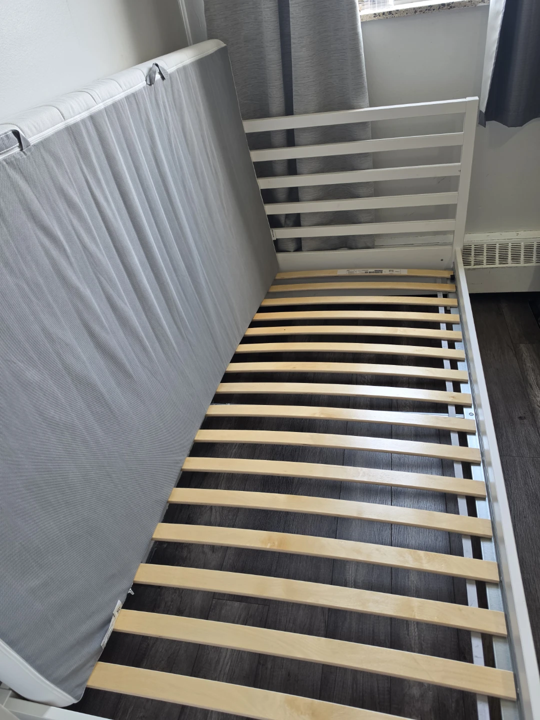 IKEA Single Bed Frame with Mattress - photo 3