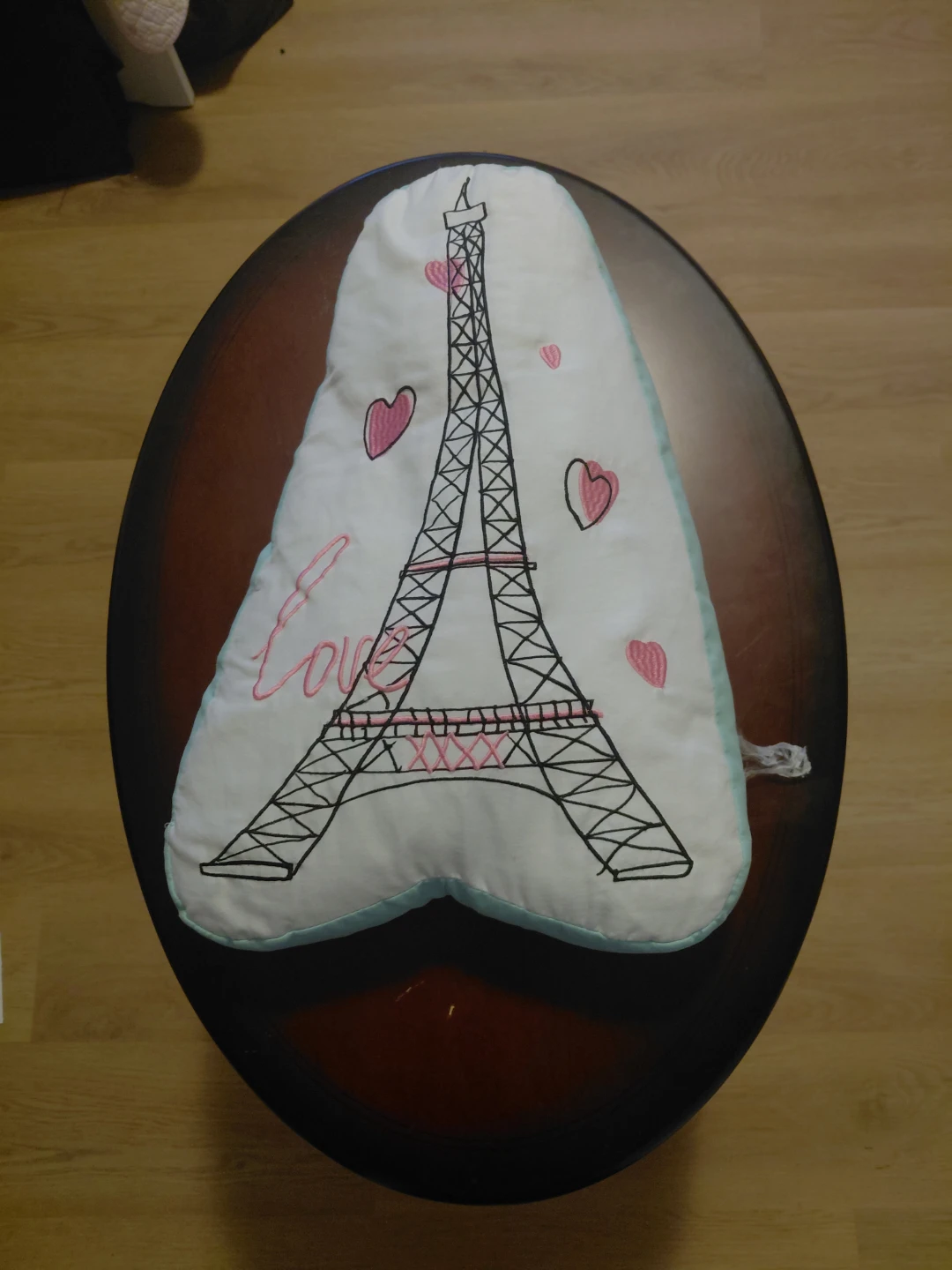 Eiffel Tower Shaped Decorative Pillow