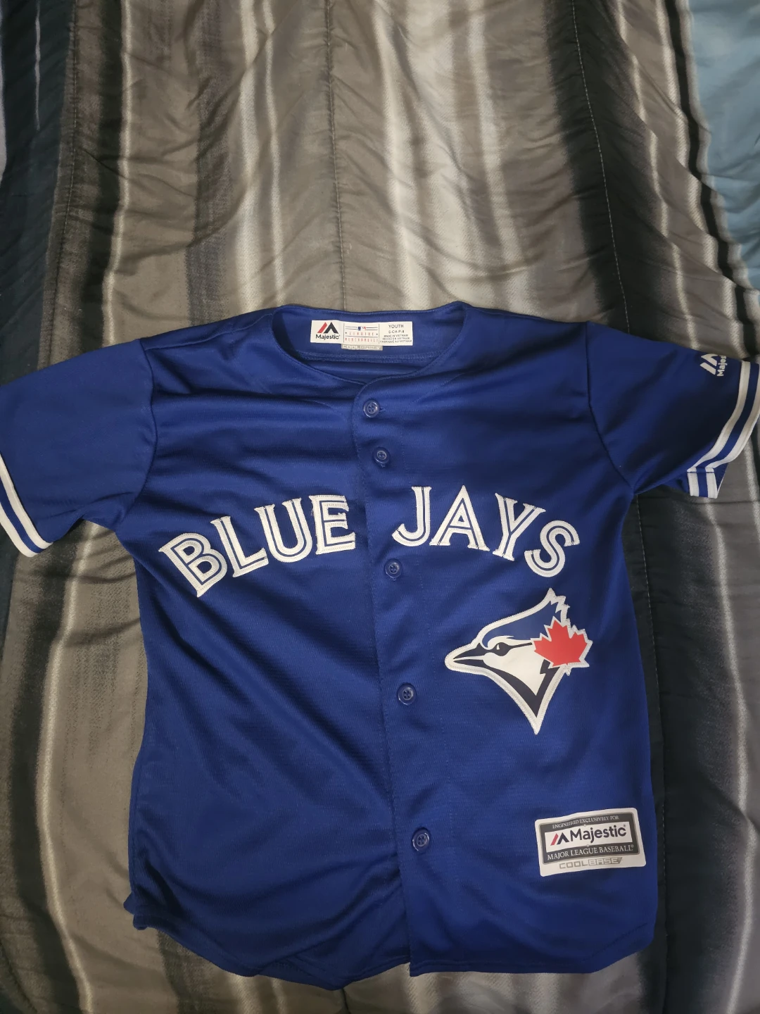 Majestic Blue Jays Stroman Youth Jersey