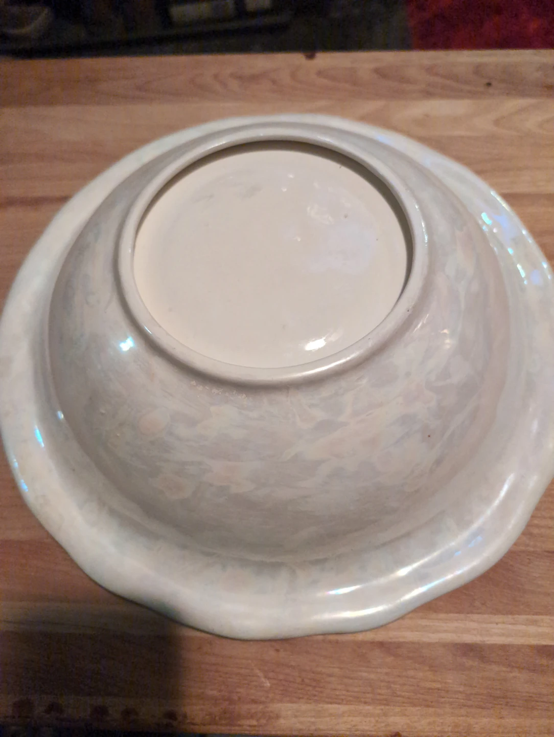 Vintage Ceramic Bowl with Floral Detail - photo 3
