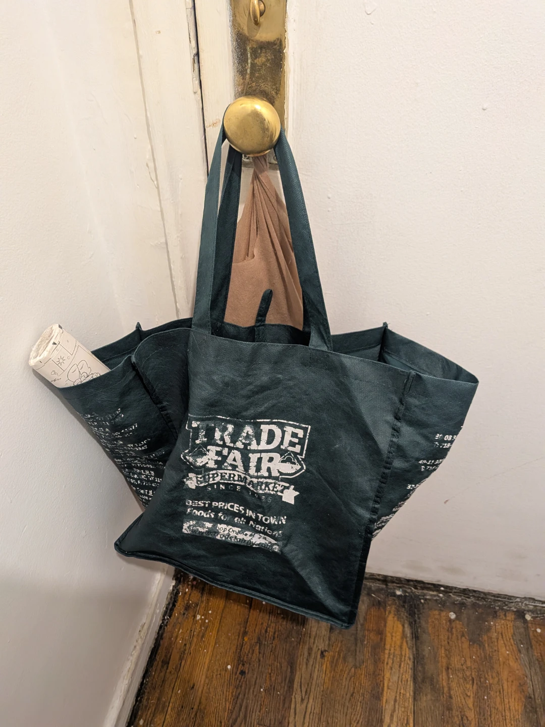 Trade Fair Supermarket Reusable Tote Bag