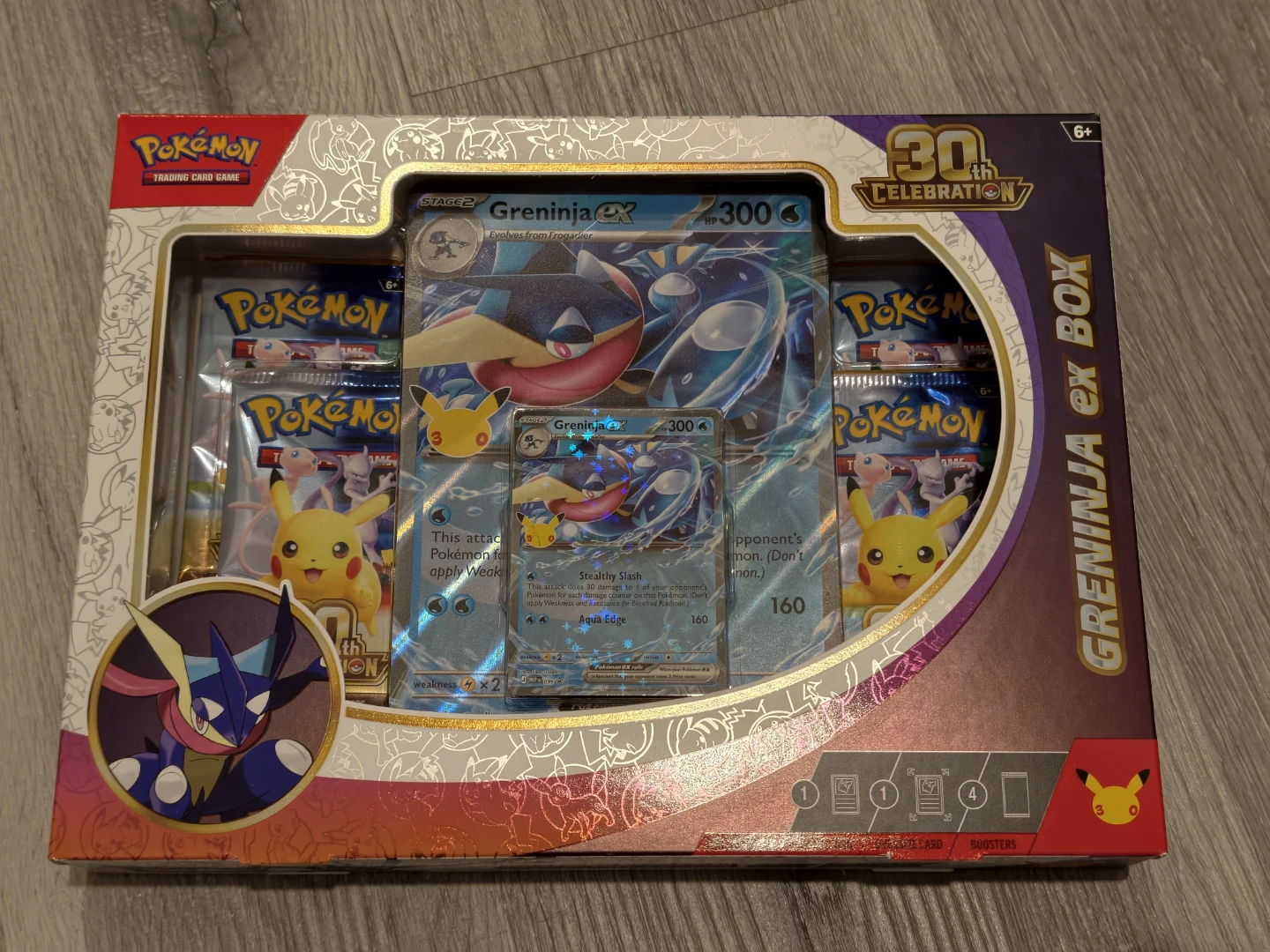 Pokémon 30th Celebration Greninja ex Box-brand new sealed