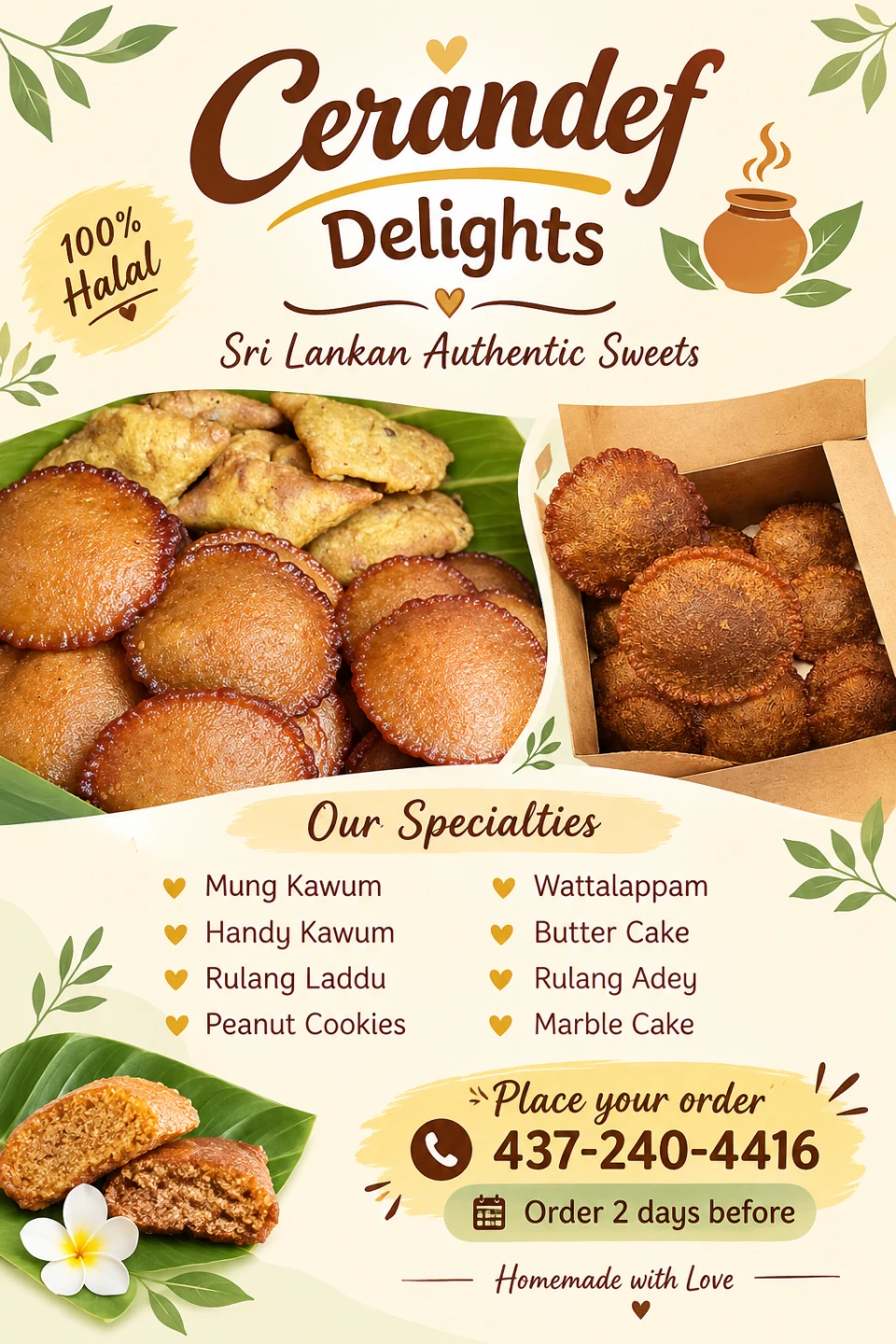 Cerandef Delights Authentic Sri Lankan Sweets