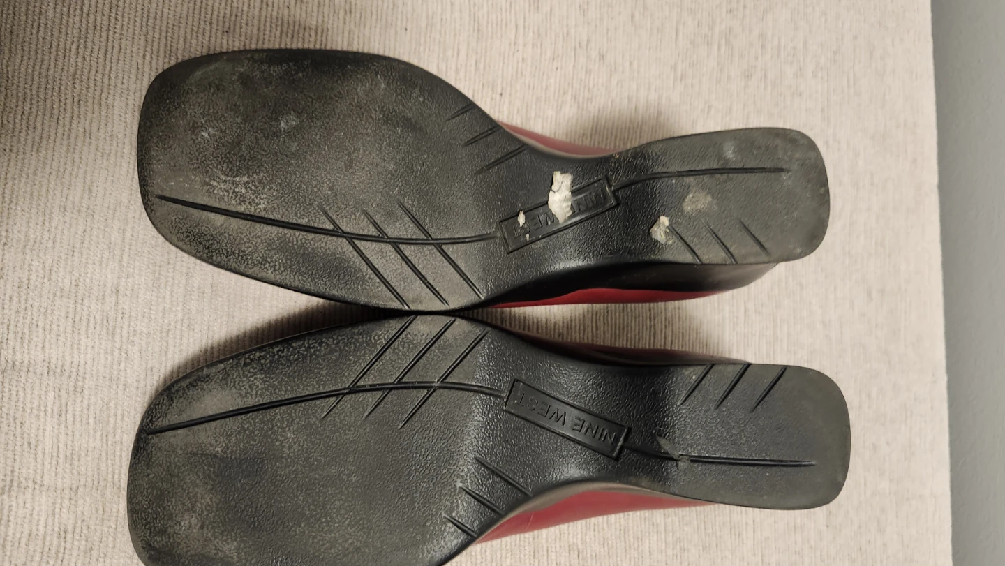 Nine West Red Wedge Shoes - photo 3