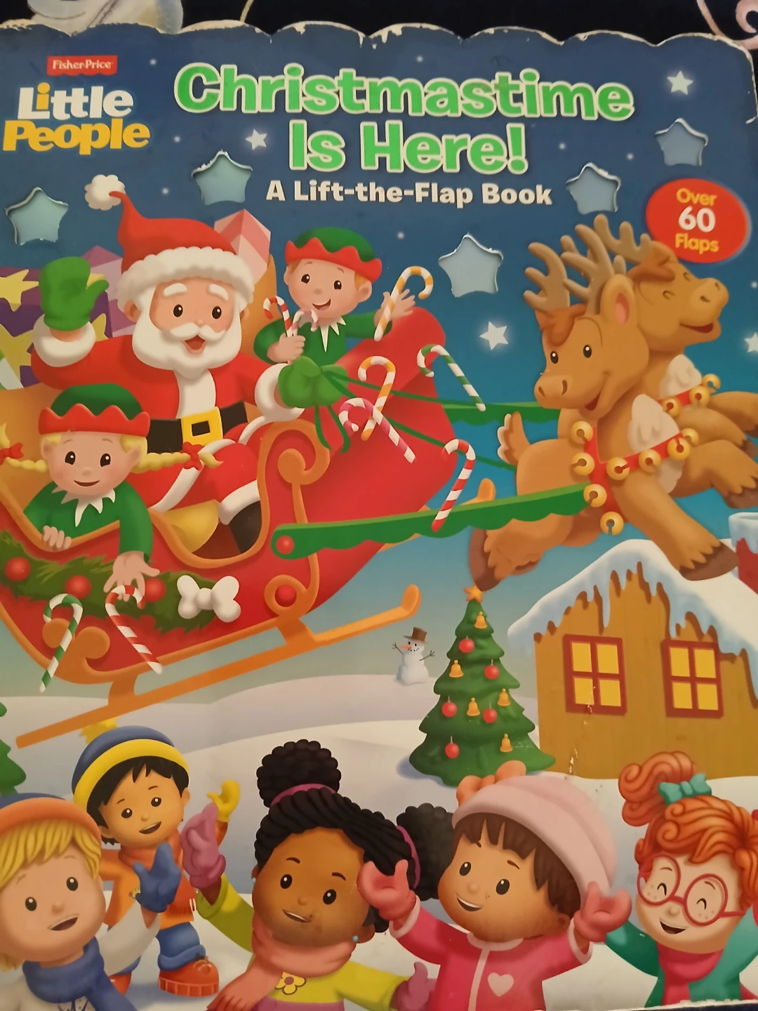 Fisher-Price Little People Christmastime Is Here Book