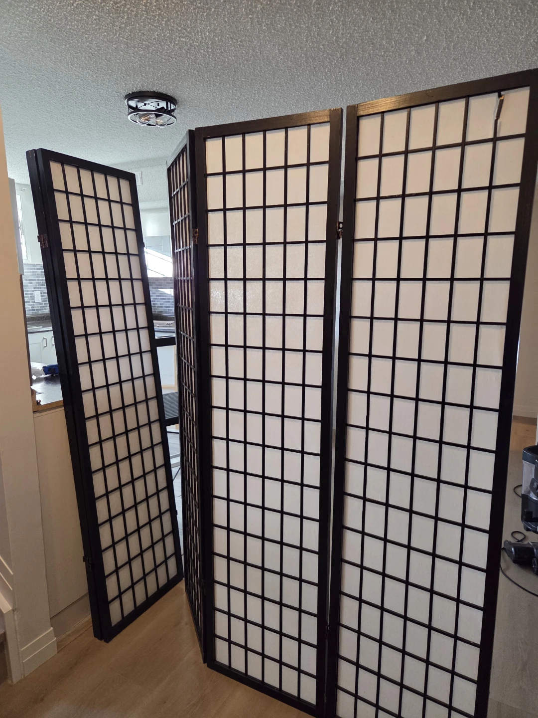 3-Panel Shoji Room Divider Screen - photo 3