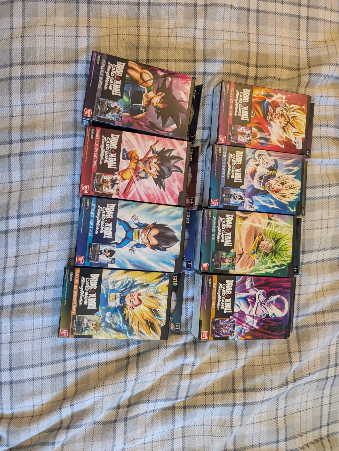 8 Dragon Ball Super Fusion World Starter Decks FS01 - FS08